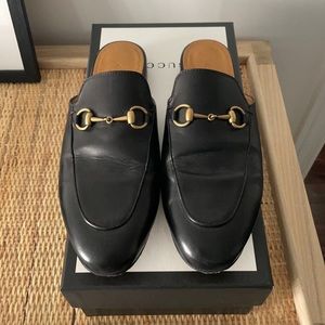 Gucci Princetown Leather Slides